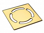 декоративная решетка, цвет "Золото", 115 х 115 мм