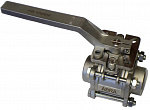 Кран шаровой сварка/сварка SS316 Тип ABRA-BV61L-Q61F-1000-3L-100,DN100, PN40, длинные, 3-PC