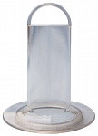 переливной стояк из прозрачного пластика, L=105мм, для HL522V